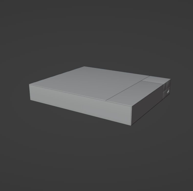 Blue-ray player 3D model_14