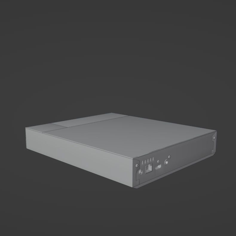 Blue-ray player 3D model_22