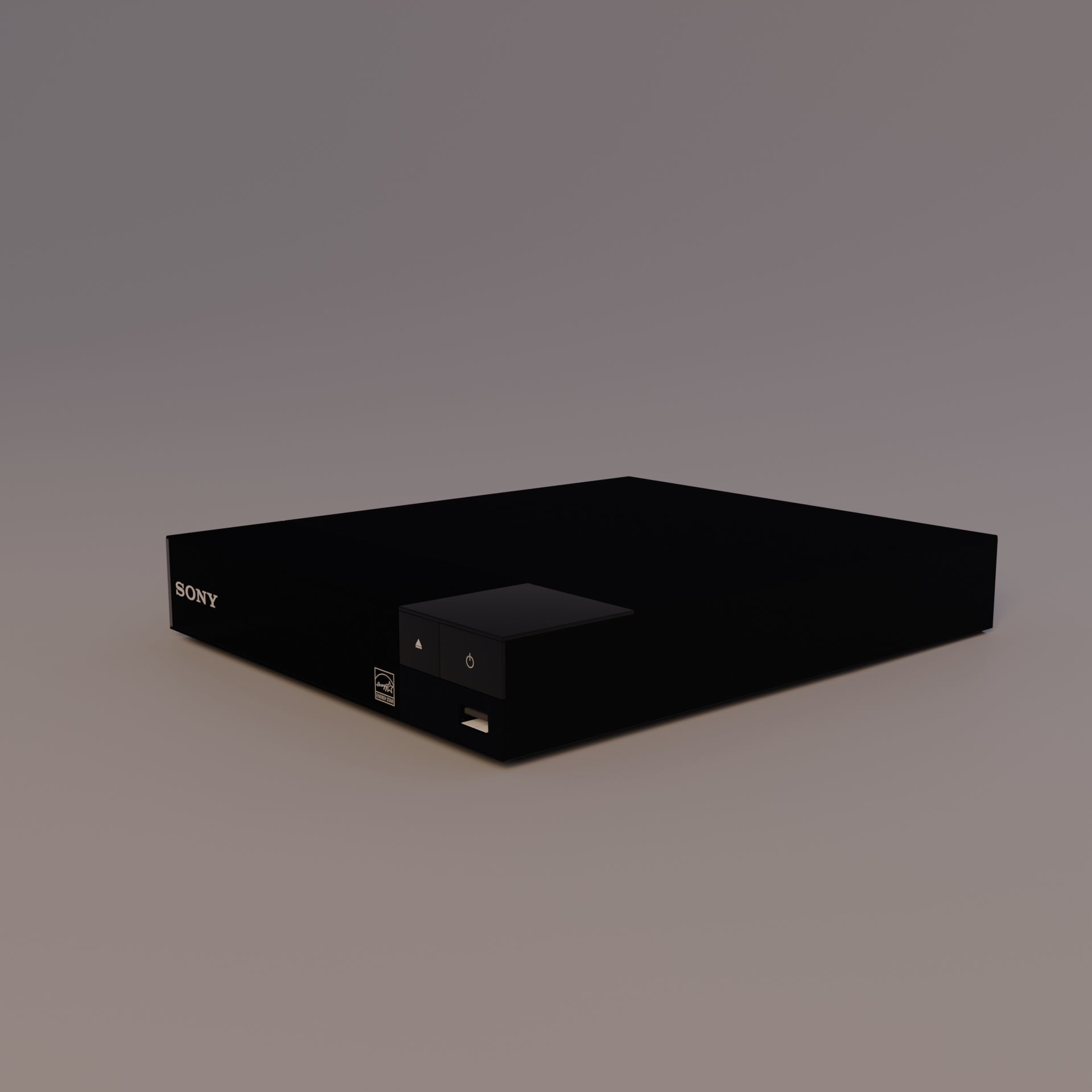 Blue-ray player 3D model_5
