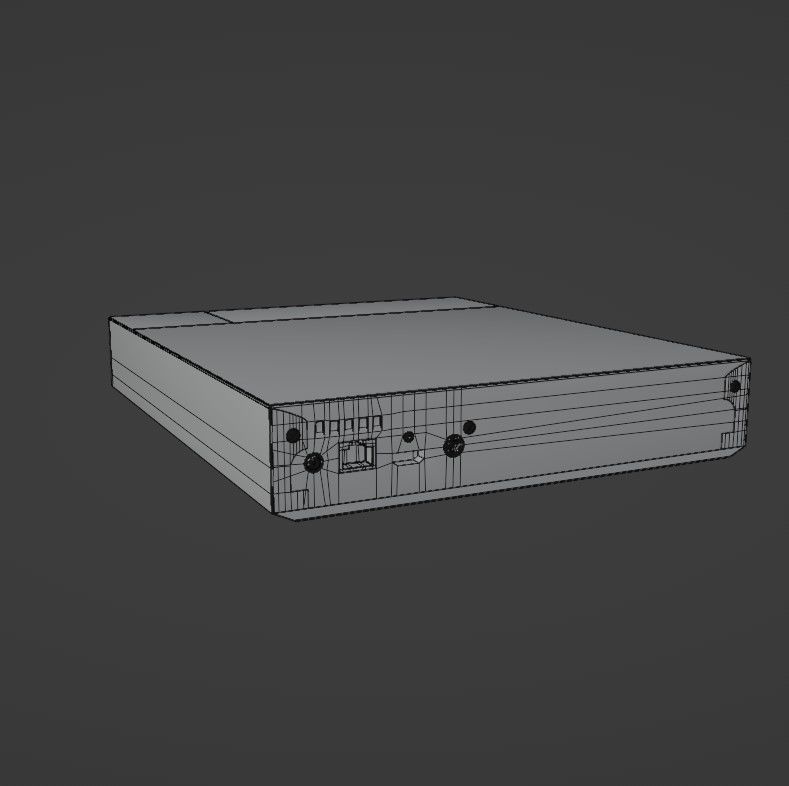 Blue-ray player 3D model_29