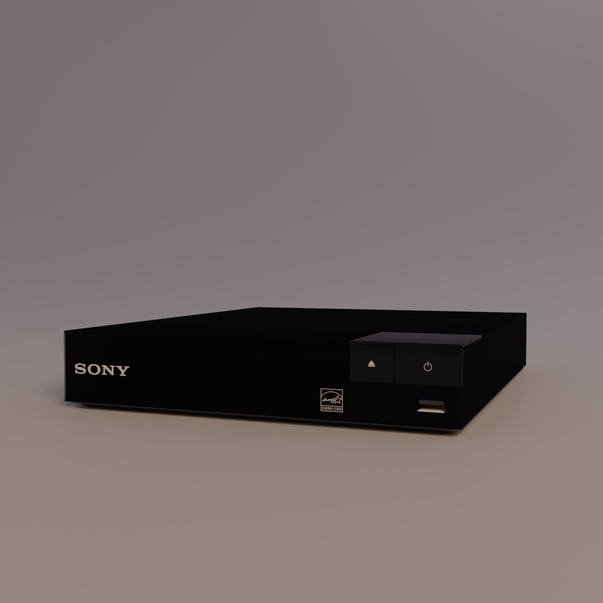 Blue-ray player 3D model_3