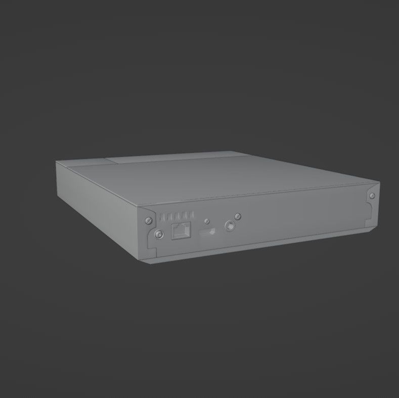 Blue-ray player 3D model_23