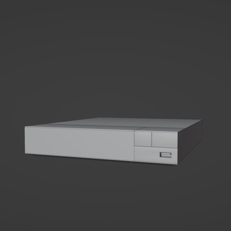 Blue-ray player 3D model_17