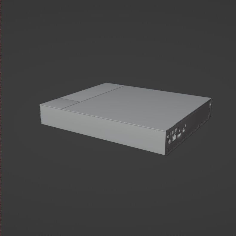 Blue-ray player 3D model_21