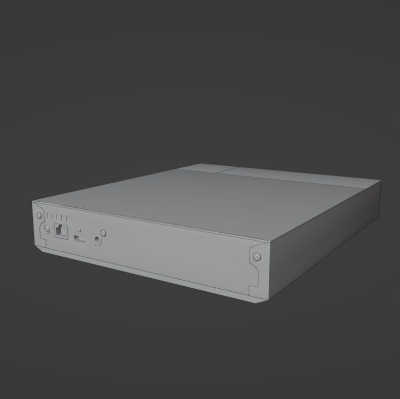 Blue-ray player 3D model_25