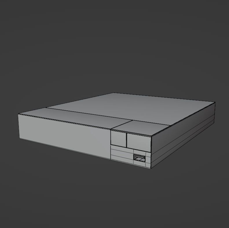Blue-ray player 3D model_37