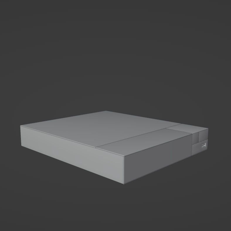 Blue-ray player 3D model_15