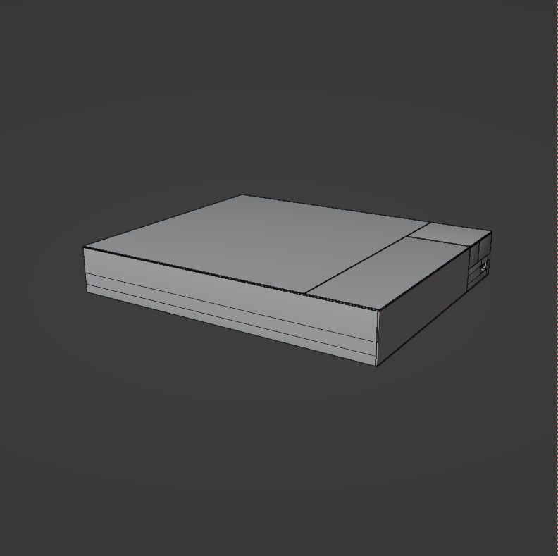 Blue-ray player 3D model_28