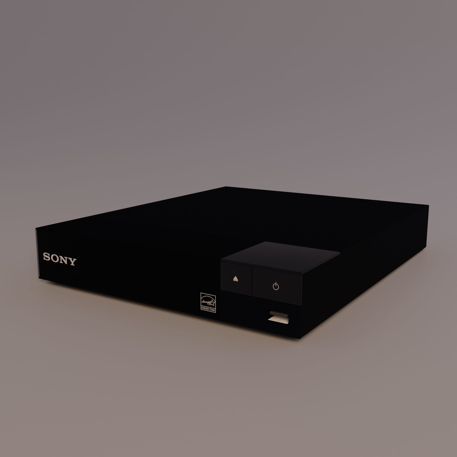 Blue-ray player 3D model_4