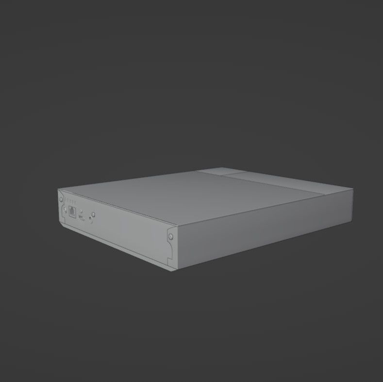 Blue-ray player 3D model_26