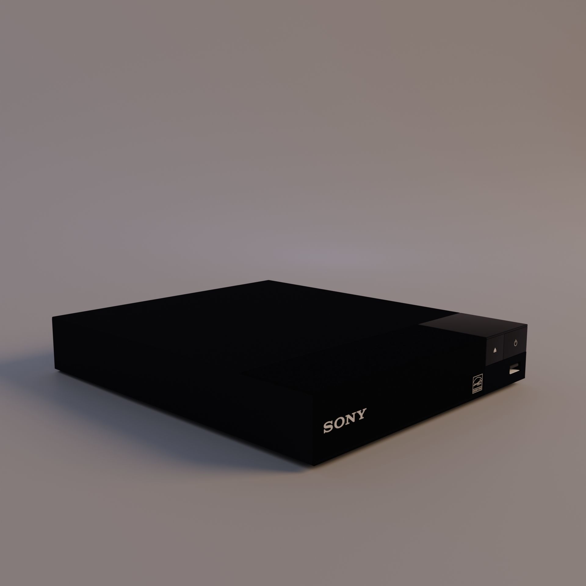 Blue-ray player 3D model_1