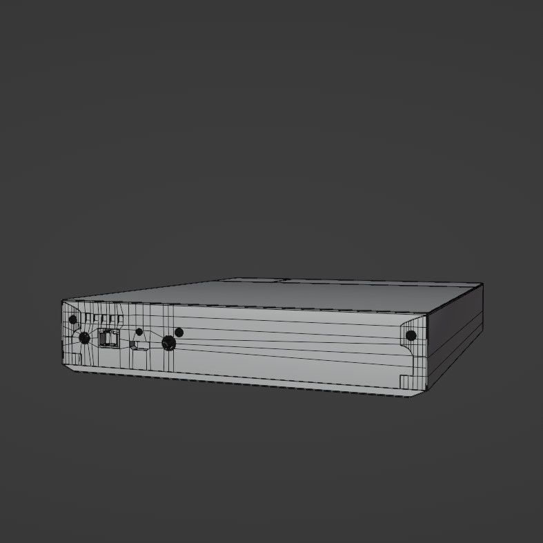Blue-ray player 3D model_30