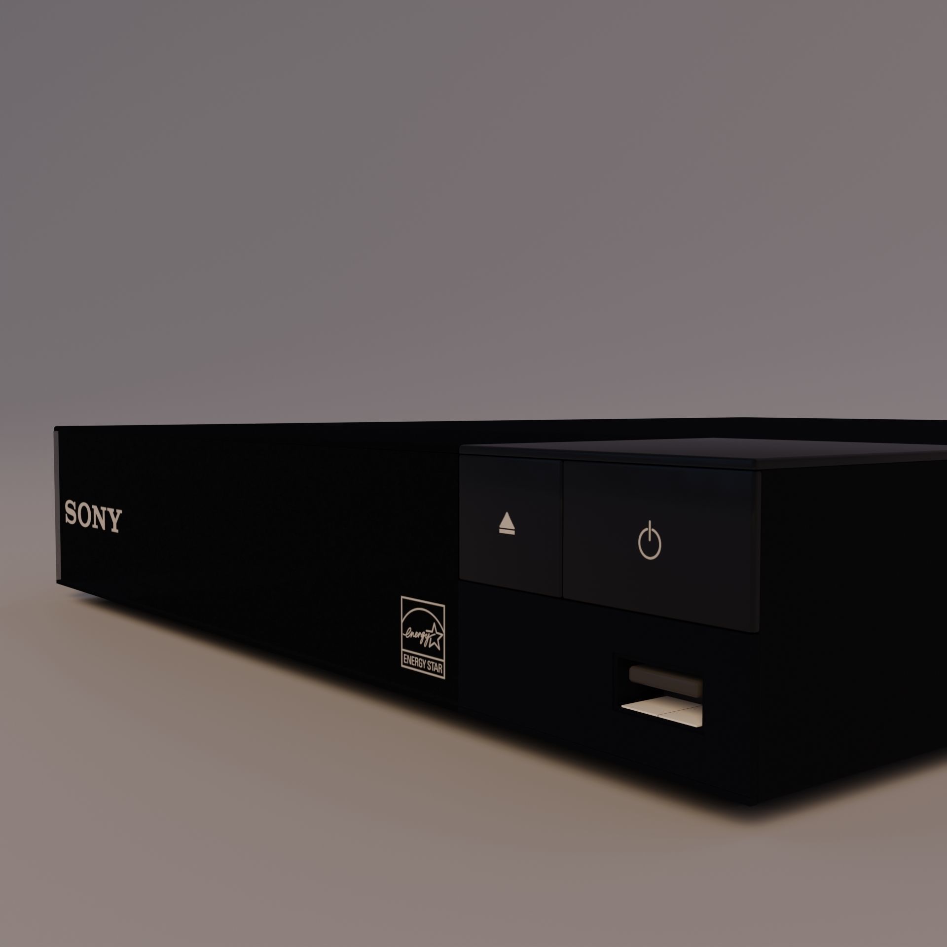 Blue-ray player 3D model_6