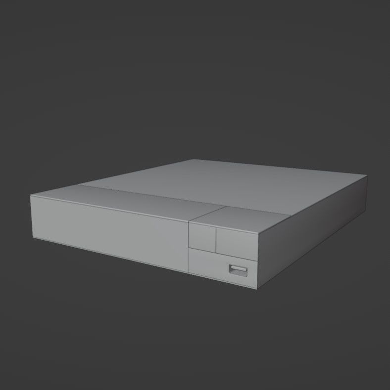 Blue-ray player 3D model_18