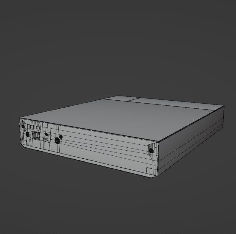 Blue-ray player 3D model_31