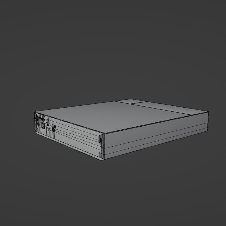 Blue-ray player 3D model_32