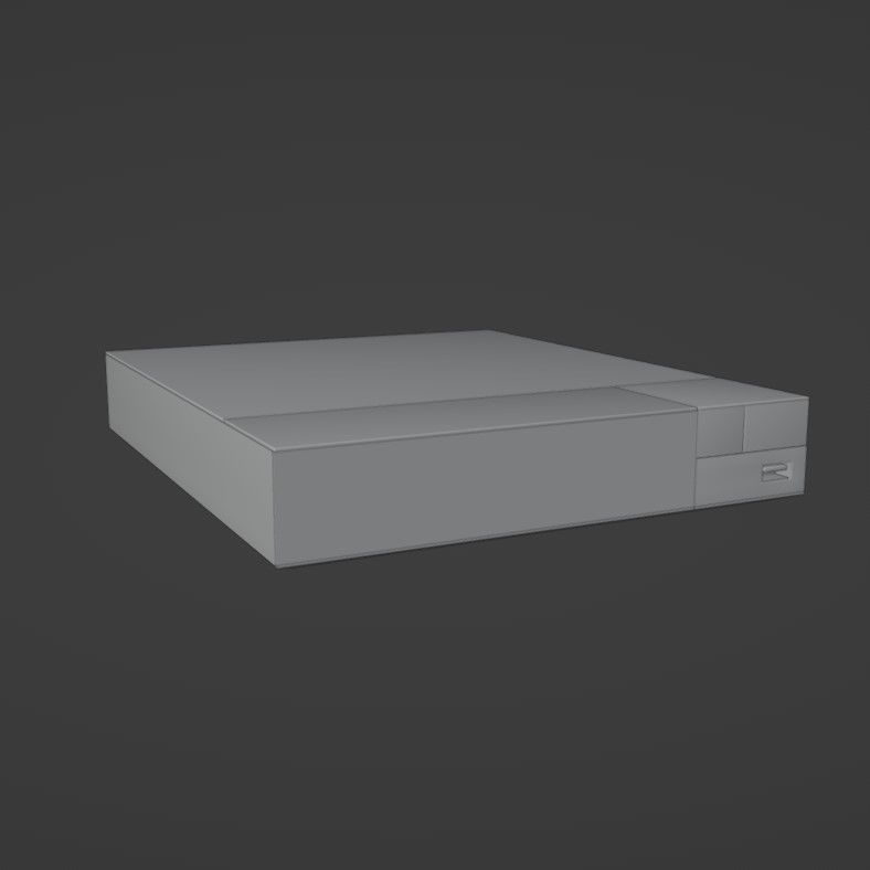 Blue-ray player 3D model_16