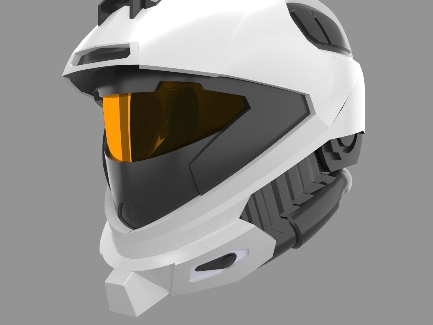 Helmet halo 3D model_9