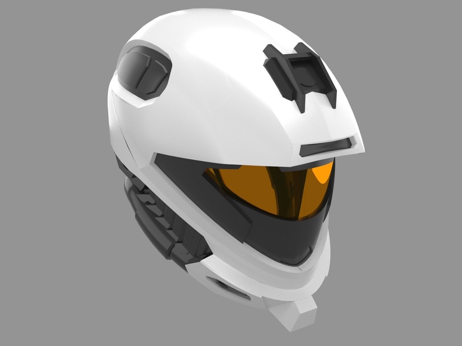 Helmet halo 3D model_1