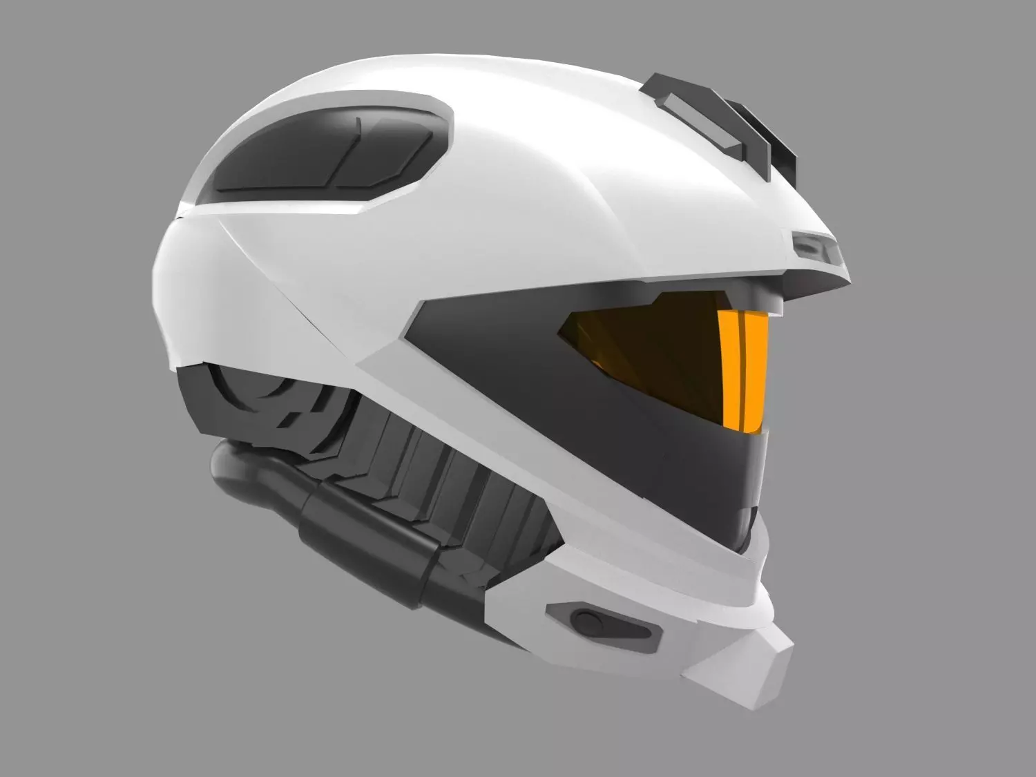 Helmet halo 3D model_0