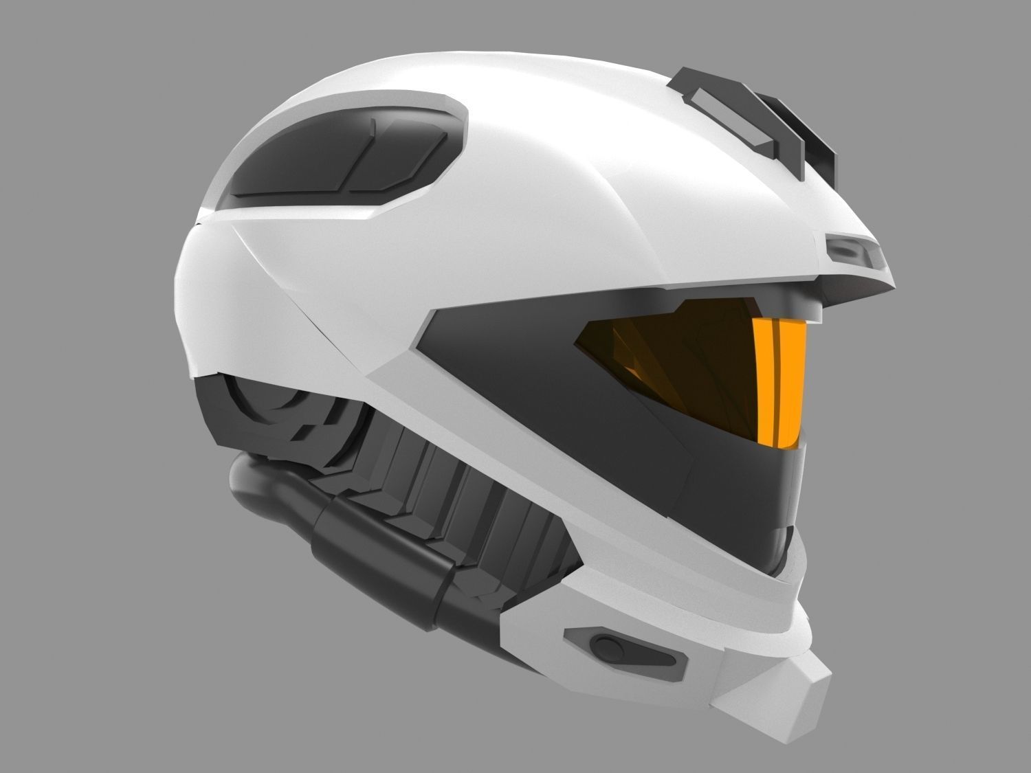 Helmet halo 3D model_5