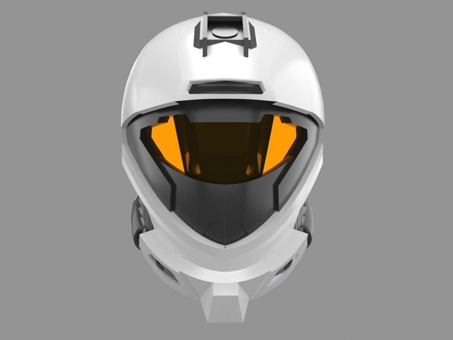 Helmet halo 3D model_4