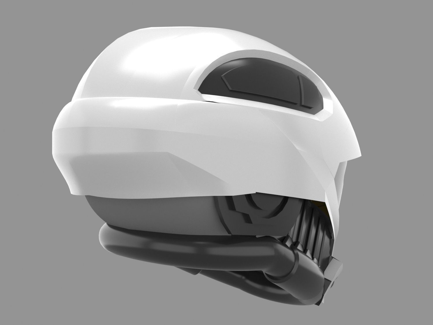 Helmet halo 3D model_3