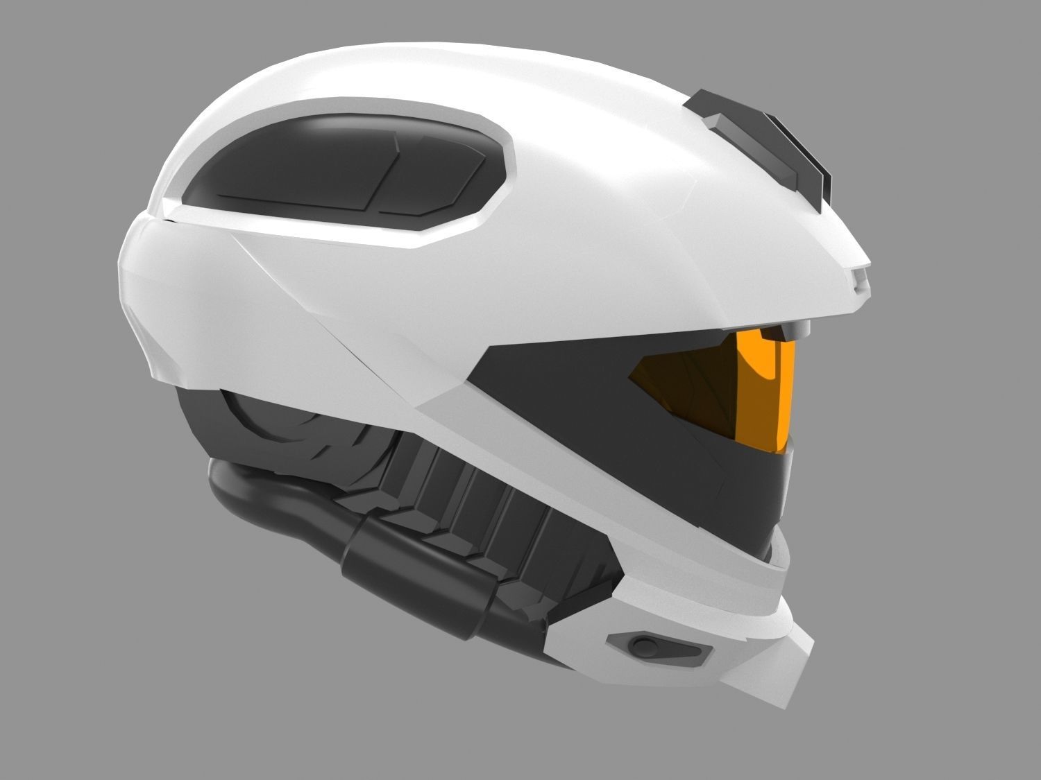 Helmet halo 3D model_2
