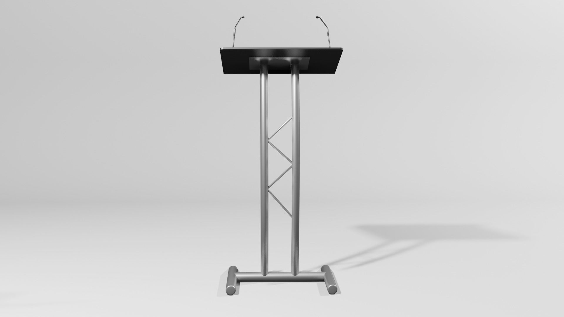 Lectern 10 Low-poly 3D model_1
