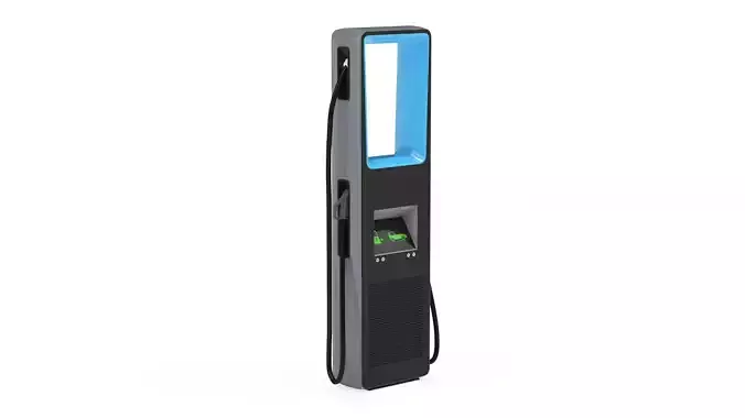 Efacec HV160 High Speed Electric Car Charging Station 3D model