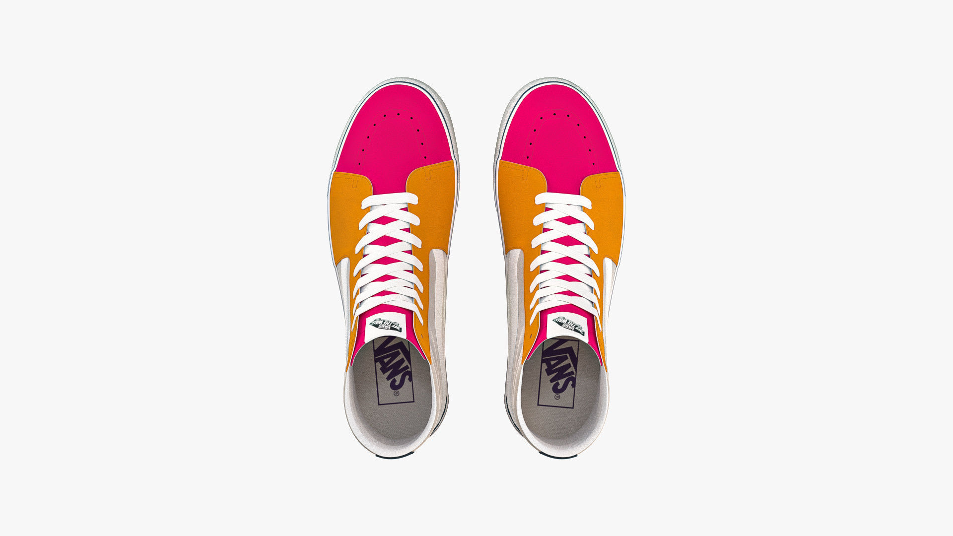 Vans Sk8-Hi Platform Multicolour 3D model_3