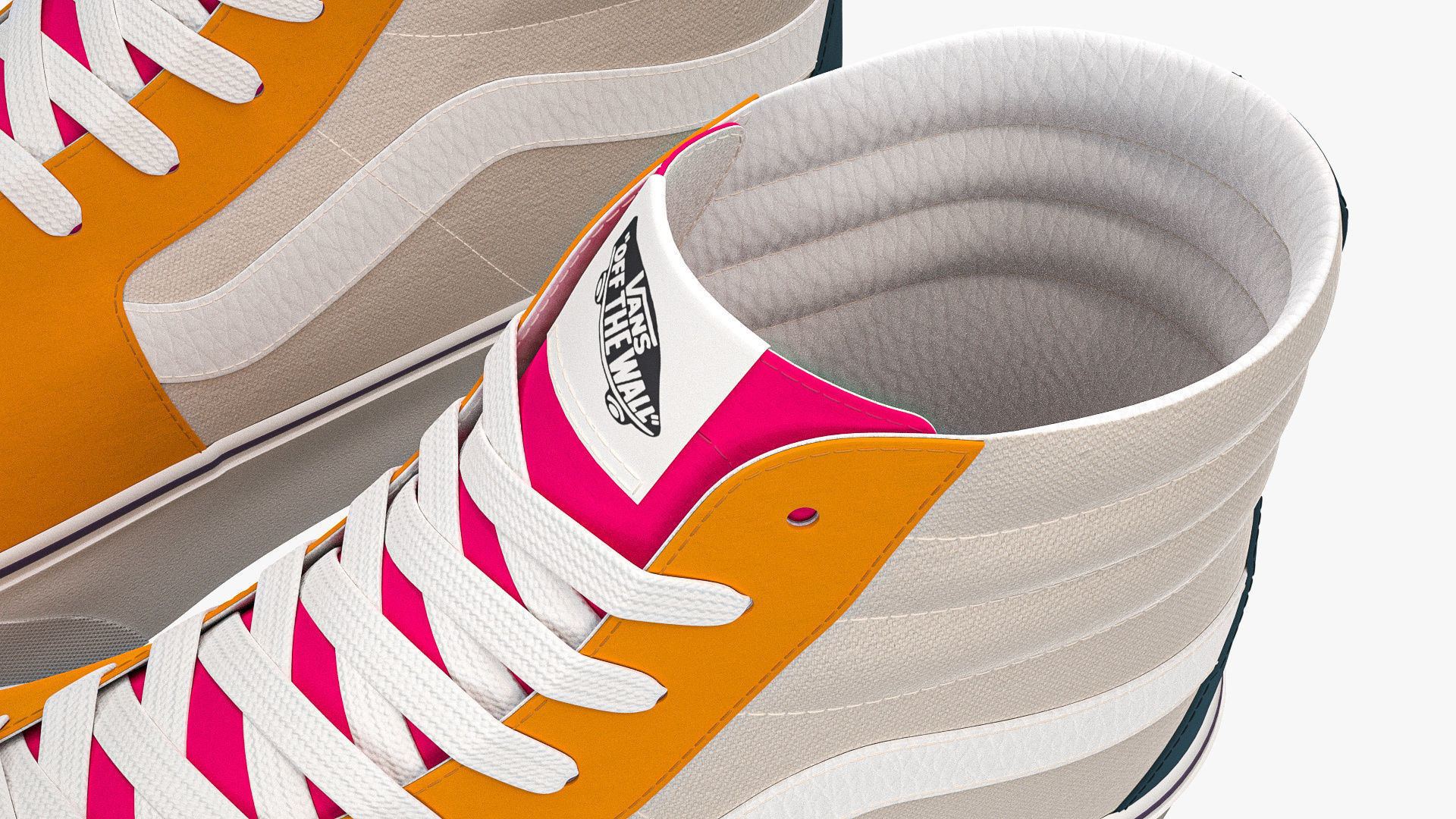 Vans Sk8-Hi Platform Multicolour 3D model_10