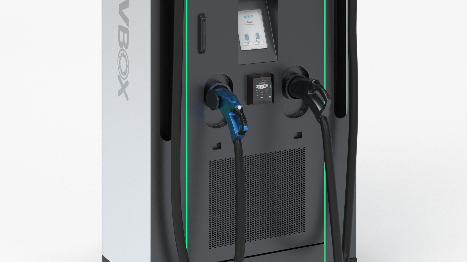 EVBox Troniq 100 Electric Vehicle Charging Station 3D model_2