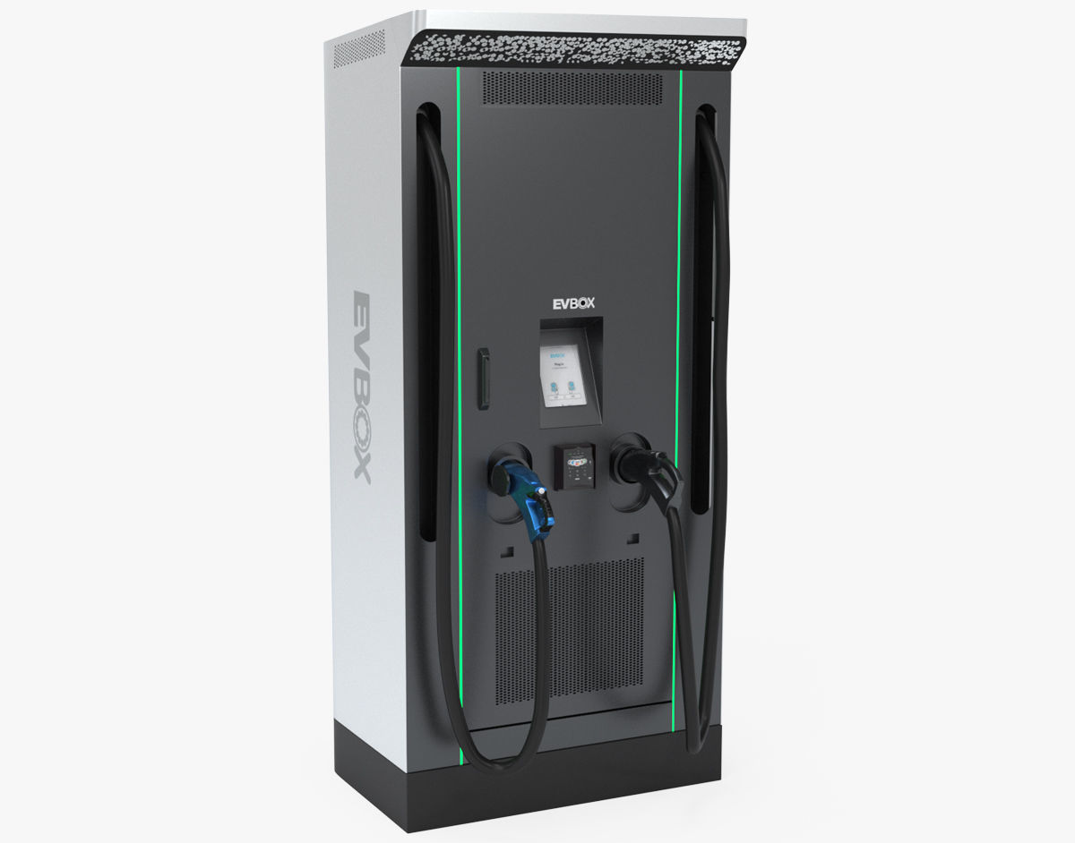 EVBox Troniq 100 Electric Vehicle Charging Station 3D model_35