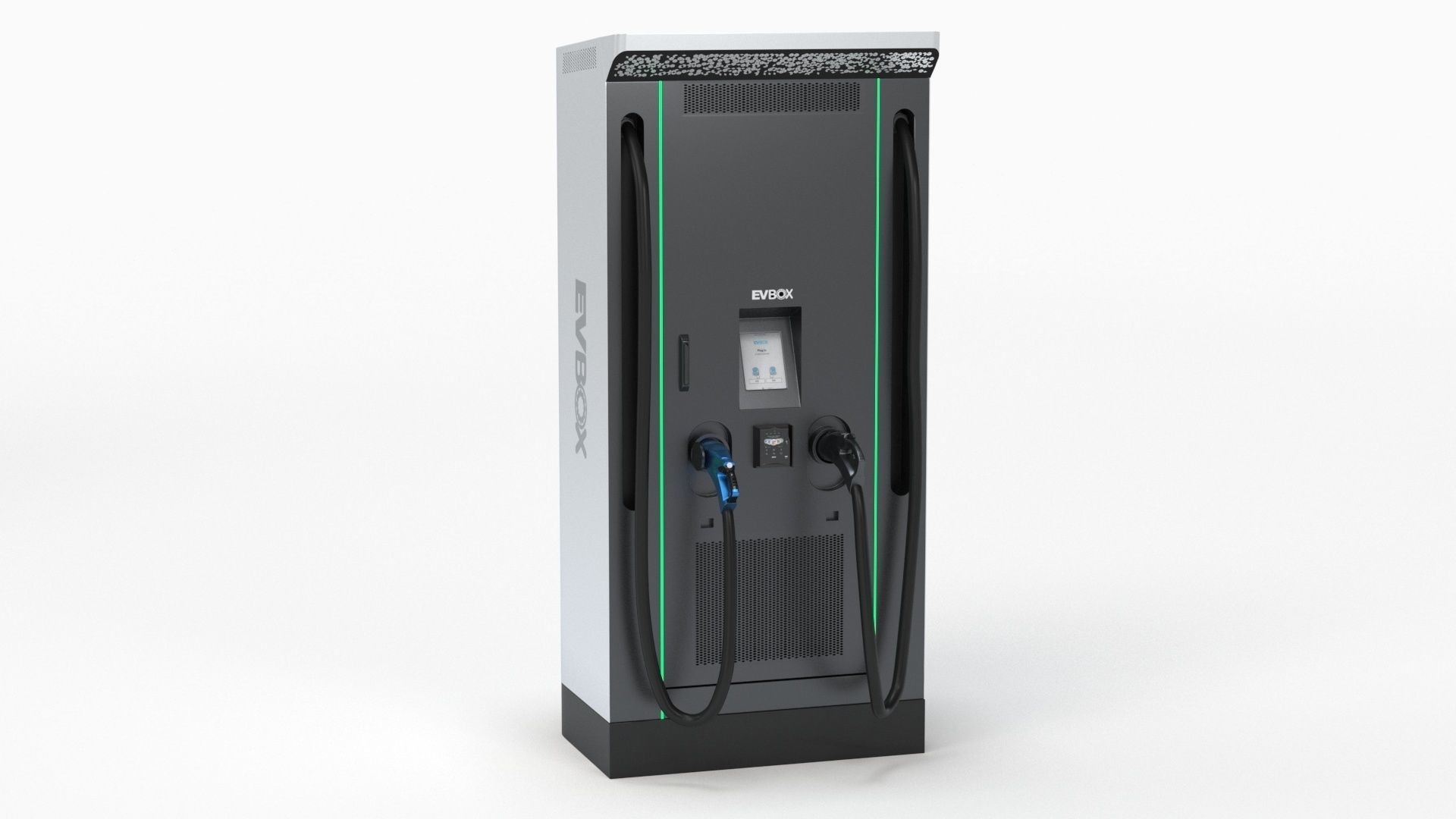 EVBox Troniq 100 Electric Vehicle Charging Station 3D model_17