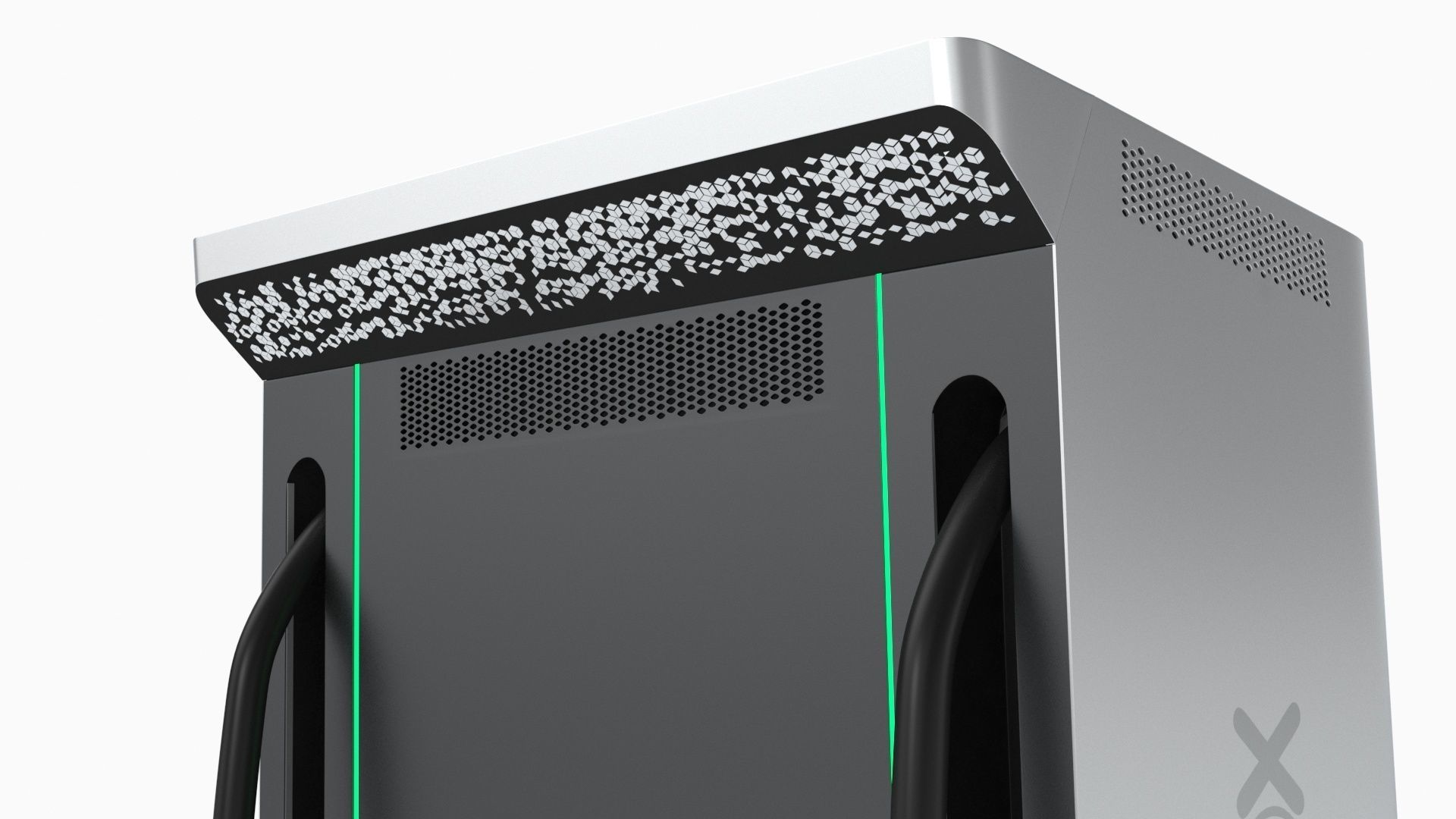 EVBox Troniq 100 Electric Vehicle Charging Station 3D model_14