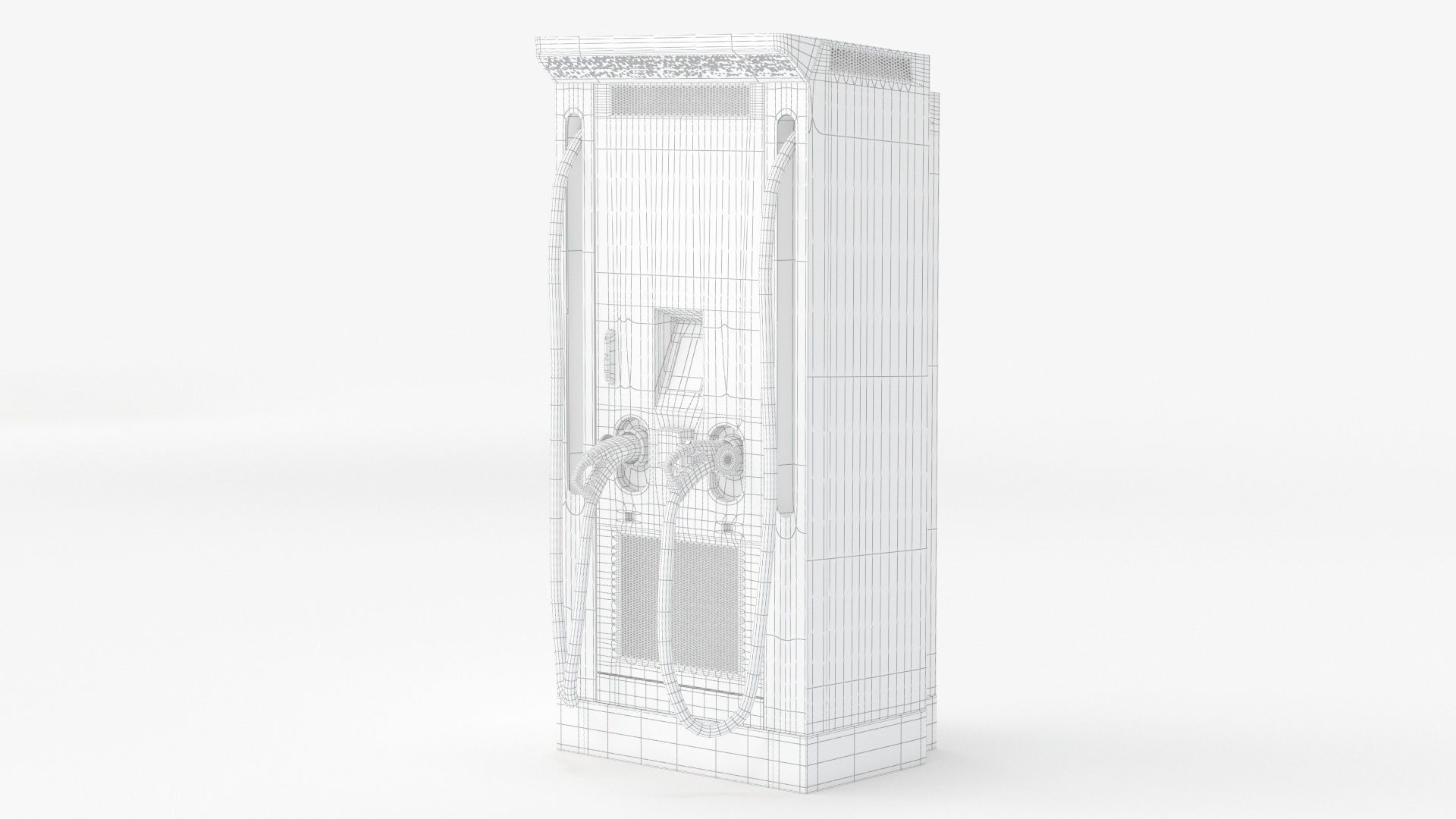 EVBox Troniq 100 Electric Vehicle Charging Station 3D model_9