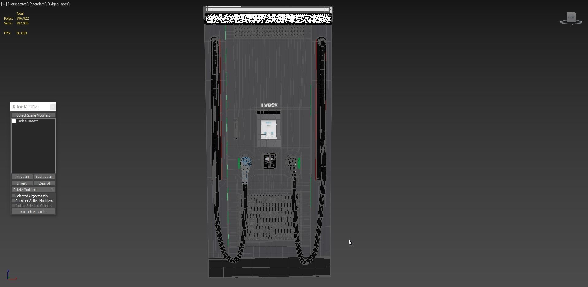 EVBox Troniq 100 Electric Vehicle Charging Station 3D model_5