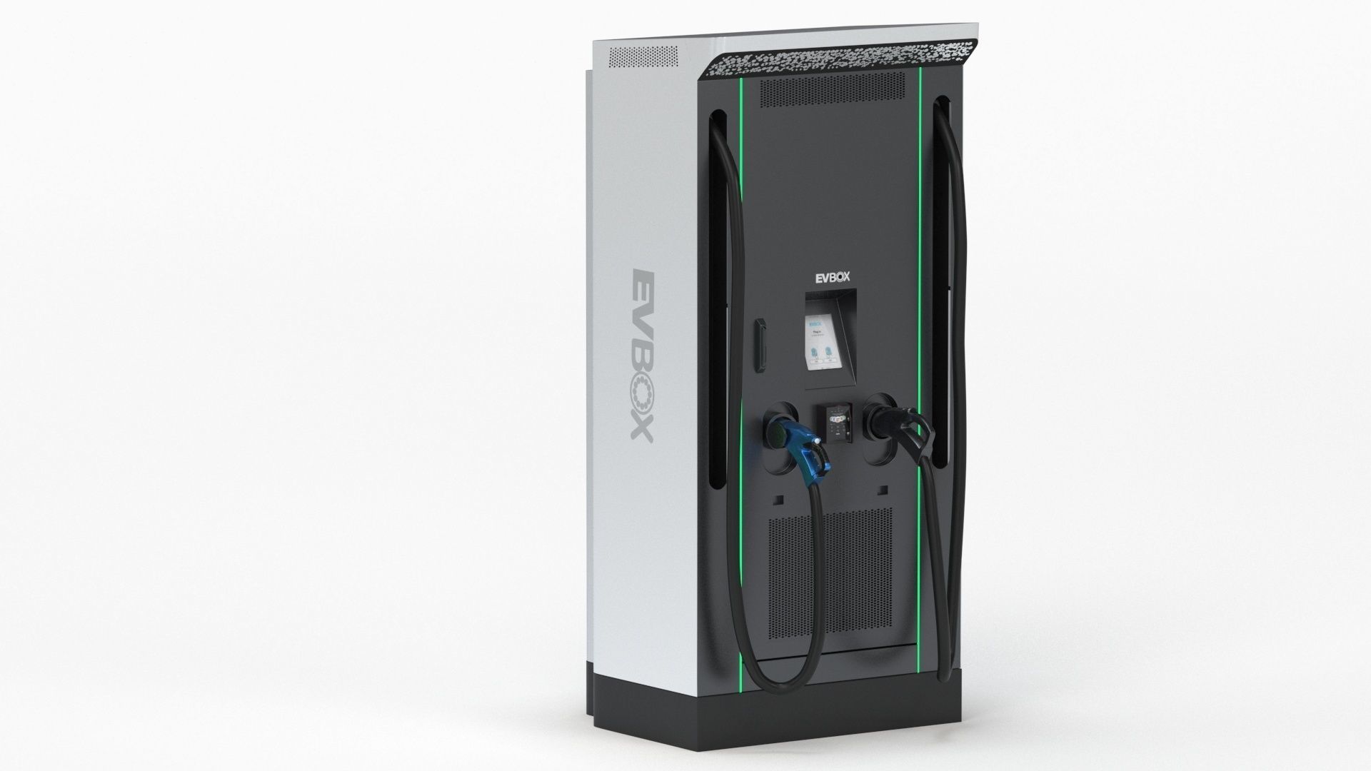 EVBox Troniq 100 Electric Vehicle Charging Station 3D model_16