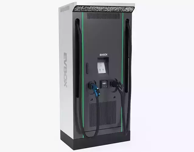 EVBox Troniq 100 Electric Vehicle Charging Station 3D model