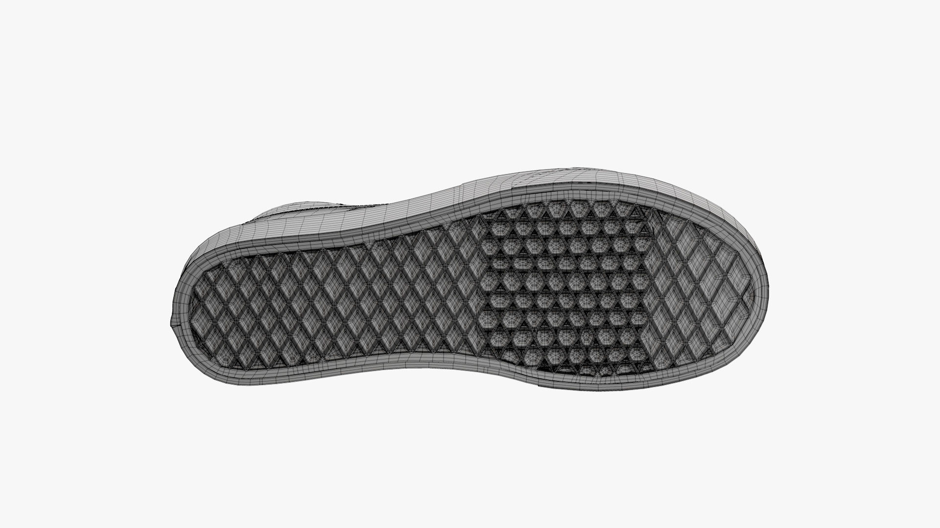 Vans Sk8-Hi Platform Mono Black 3D model_15