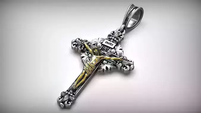 Catholic Crucifixion Cross With Jesus Christ