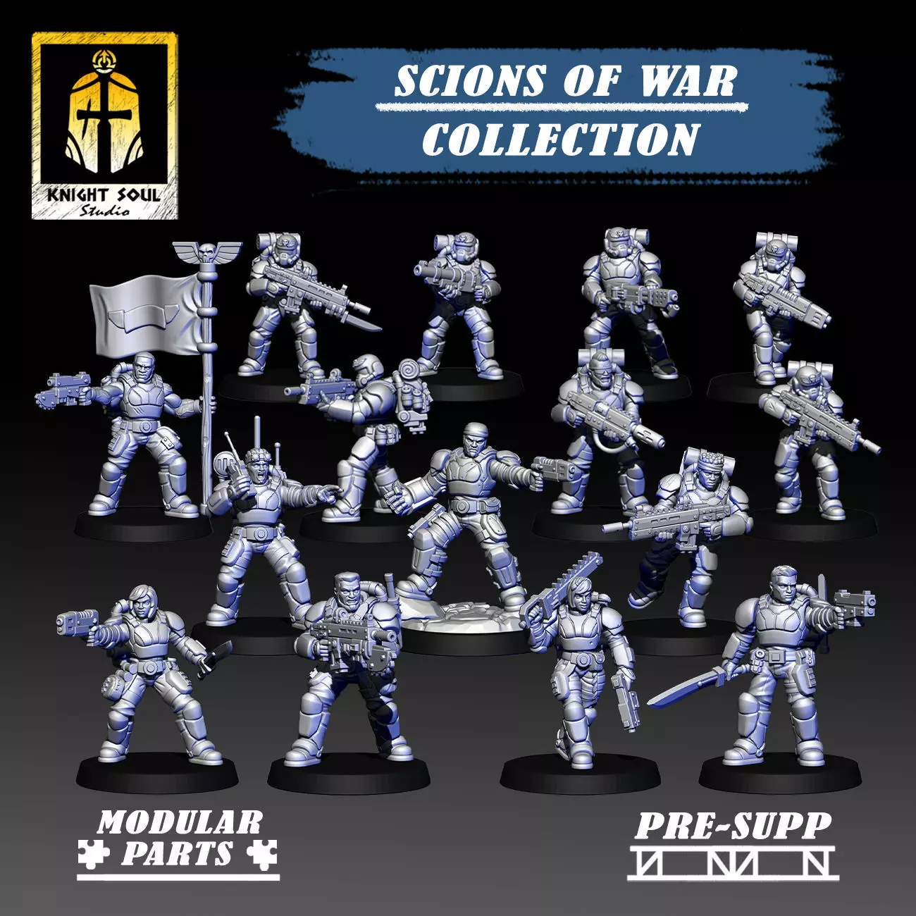 Scions of War Collection 3D print model
