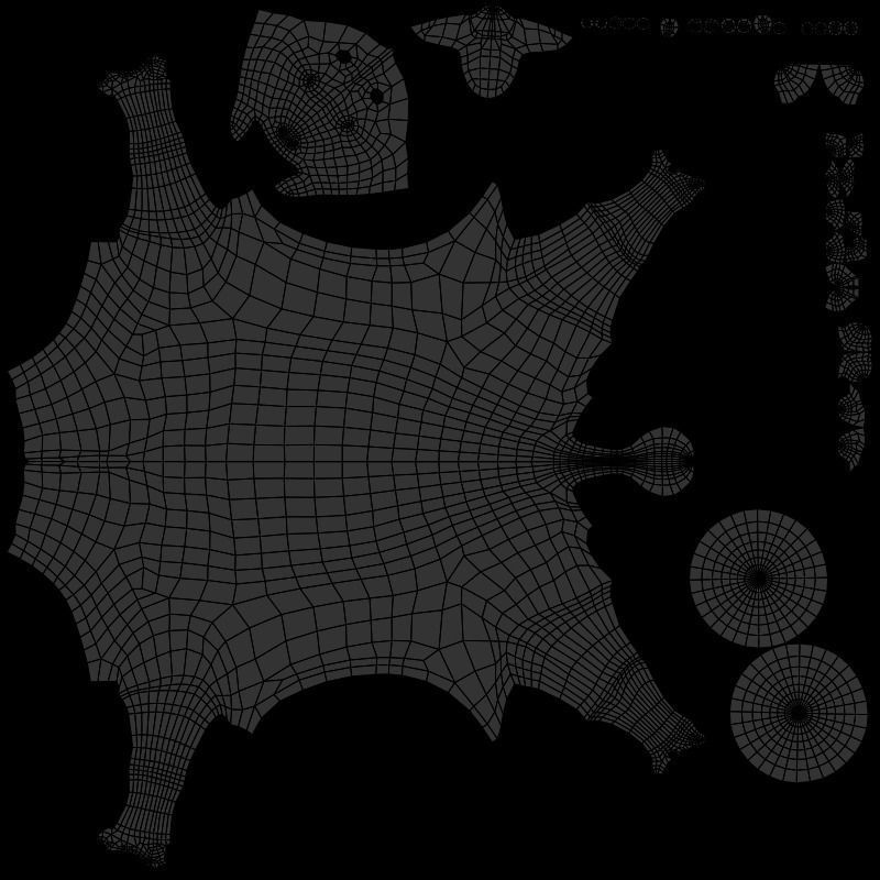 Hyracotherium Low-poly 3D model_6