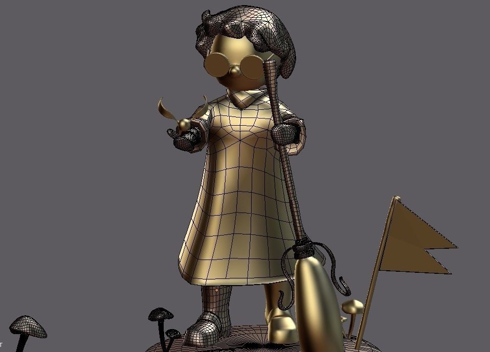 Harry Potter Cake 3D model_4