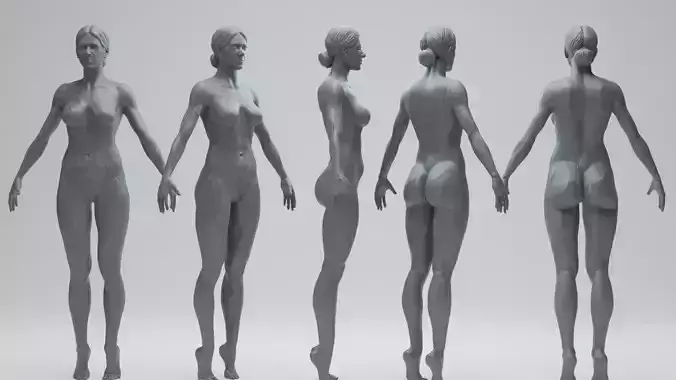 Female Basemesh 3D model