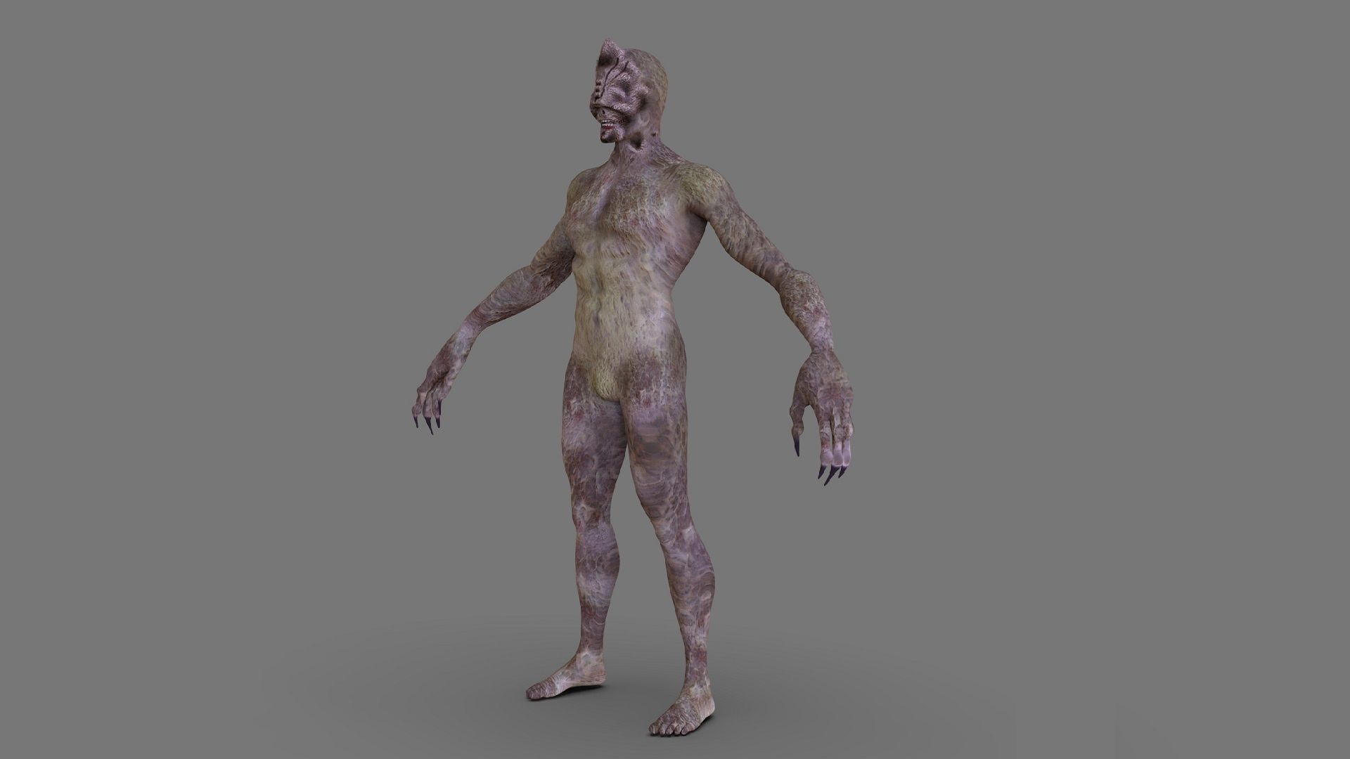 Monster Blinderk Low-poly 3D model_2