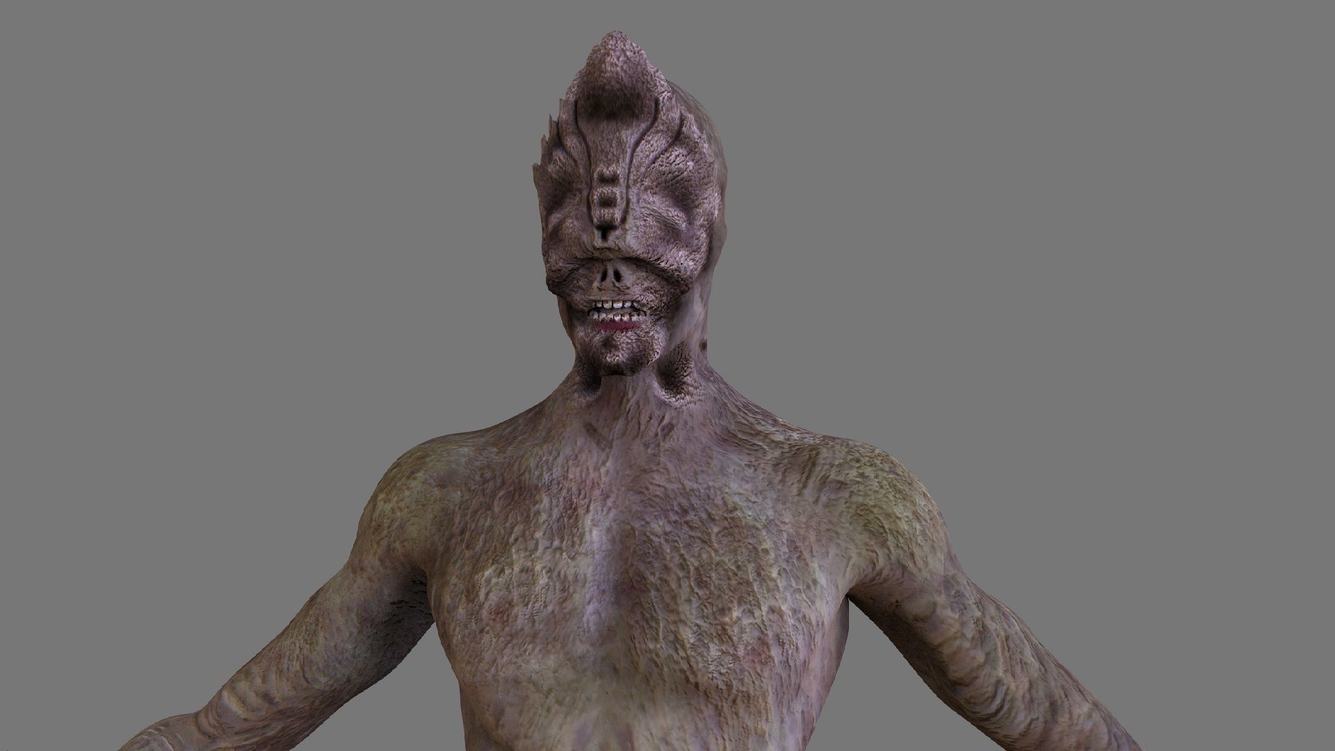 Monster Blinderk Low-poly 3D model_5