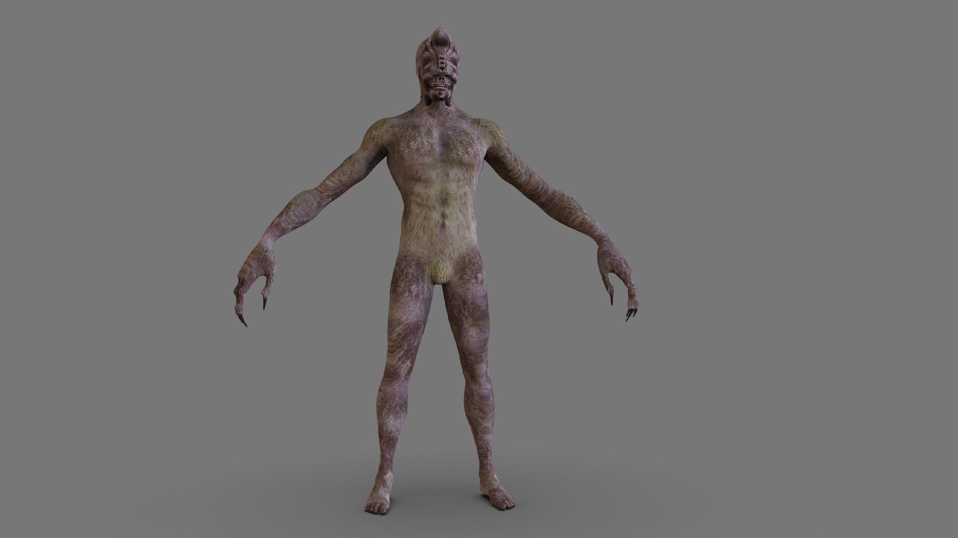 Monster Blinderk Low-poly 3D model_4
