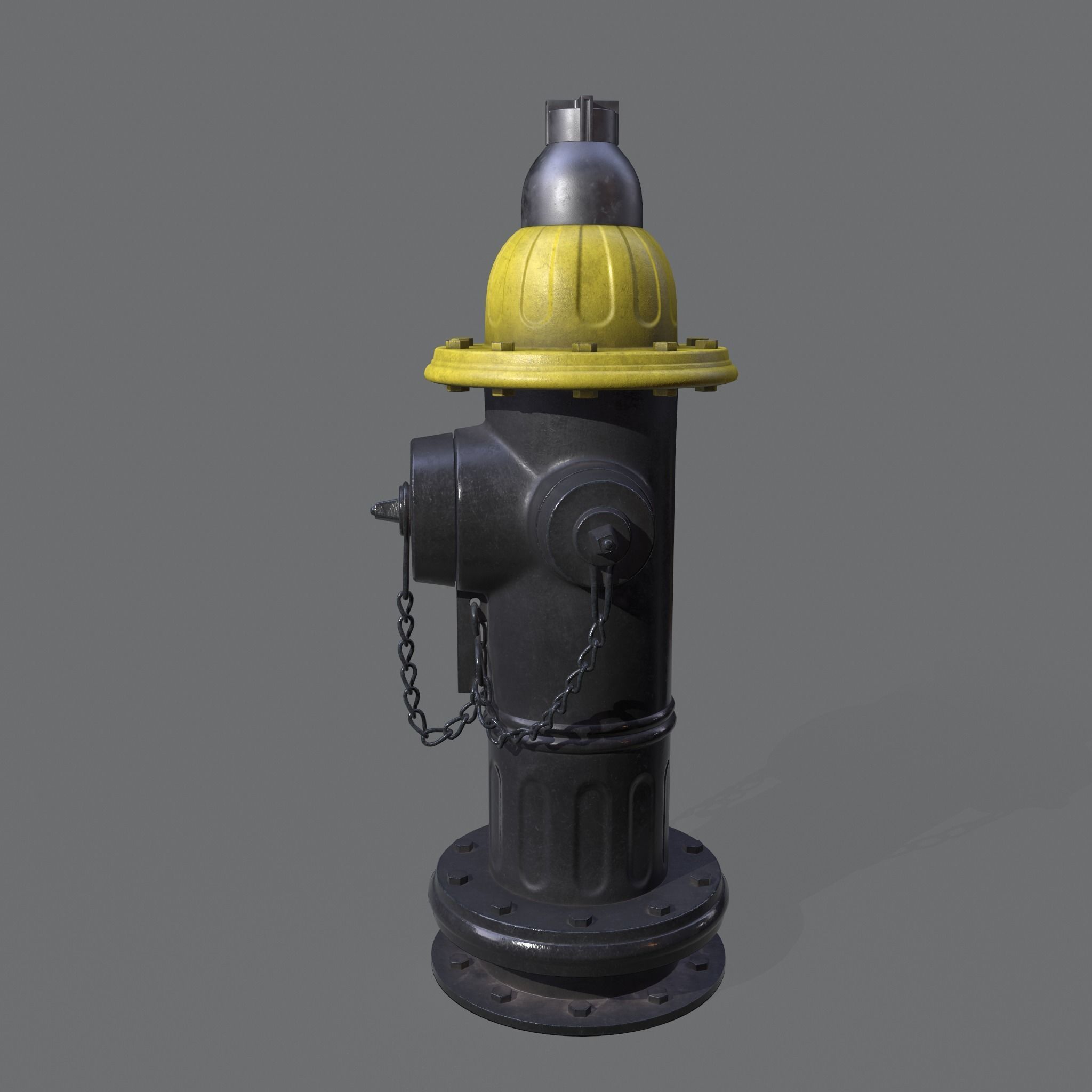 Fire Hydrant 3D model_3
